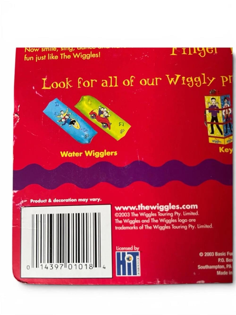 Vintage - The Wiggles Finger Puppets or Cake Topper